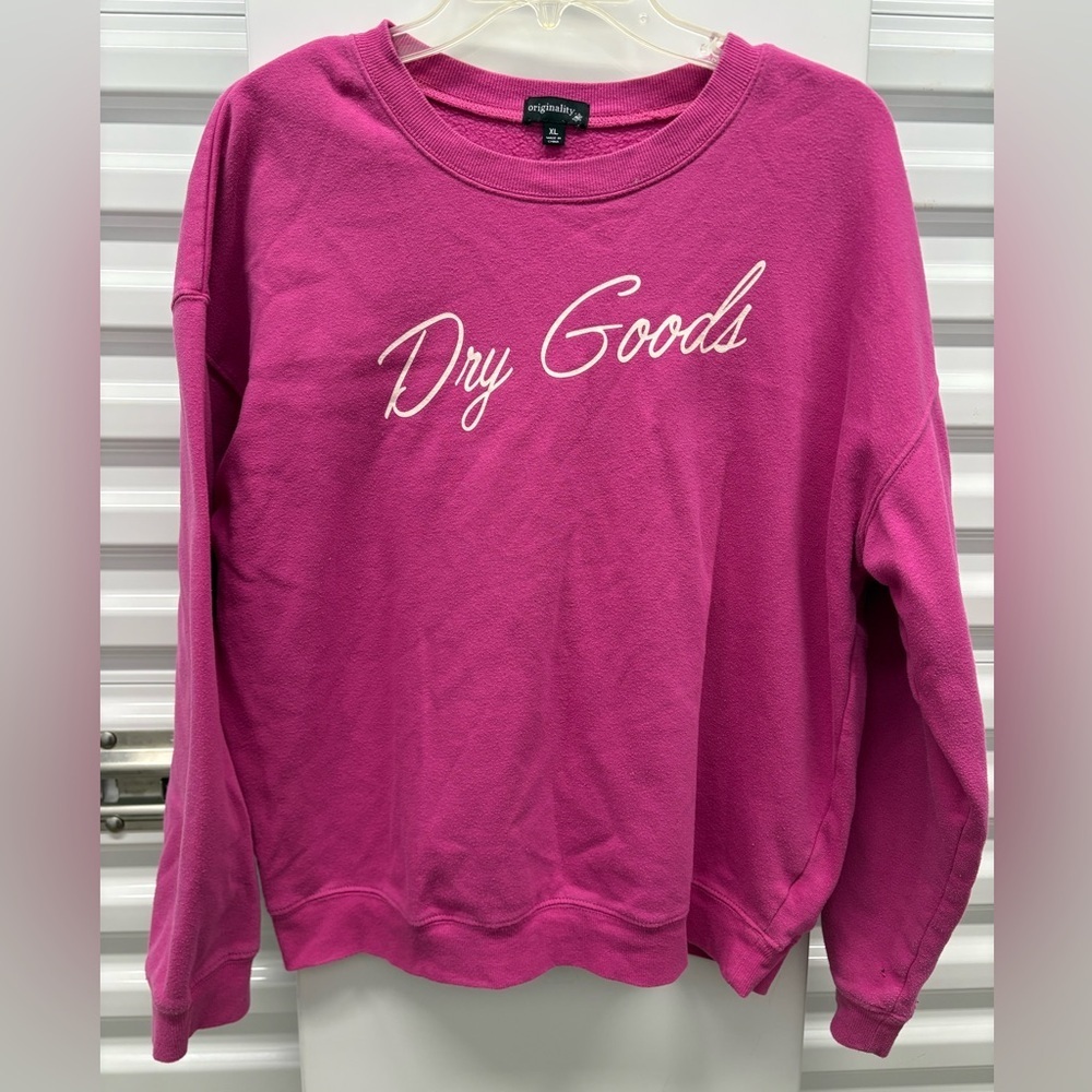Vibrant Pink Originality Sweatshirt